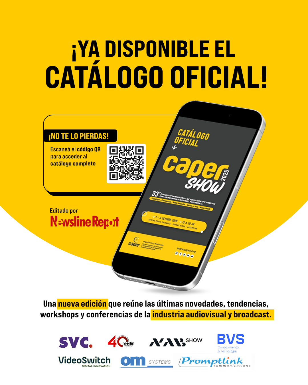 Aviso catálogo Caper 2025